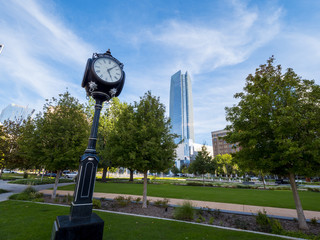 Bicentennial Park in Oklahoma City - downtown district