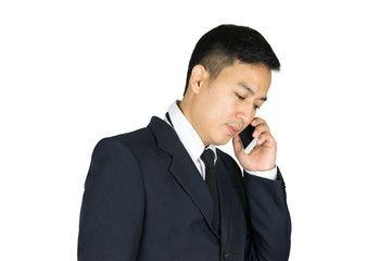 Businessman talking on the cellphone