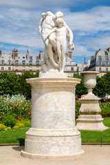 The Tuileries Garden on a summer day in Paris