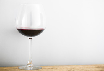 red wine glass. 