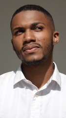 Obraz premium Wondering Bearded Male