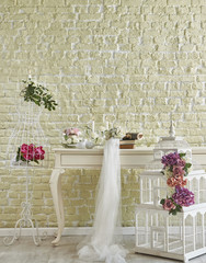 white wedding style