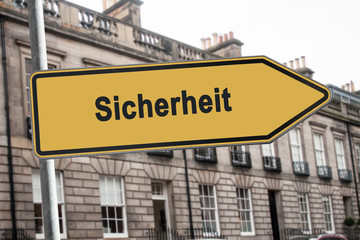Obraz premium Schild 238 - Sicherheit