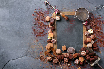 Chocolate truffle candys