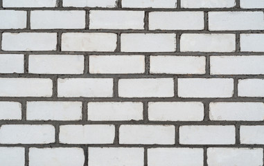 Fototapeta premium Texture of a white brick wall