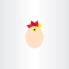 Obraz premium chicken egg vector element icon symbol sign