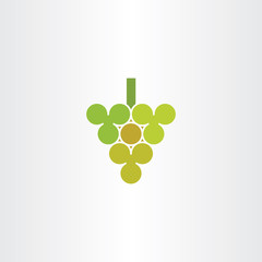 grape logo vector symbol element vector
