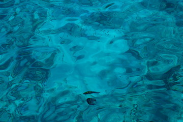 Aquamarine sea water texture