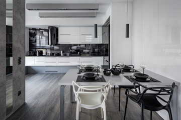 Dining table with chairs