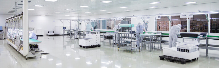 Obraz premium manufacturing of television sets