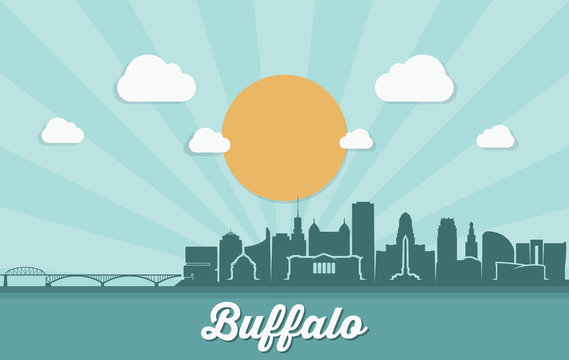 Buffalo skyline - New York