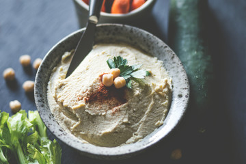 Delicious homemade hummus