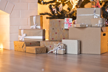 Obraz premium Christmas decoration scenery for photography 9305.