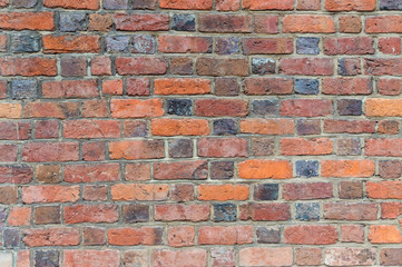 brick wall in the city