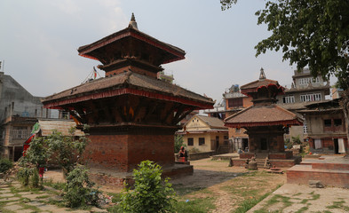 Naklejka premium Templo Narayanthan, Banepa, Nepal