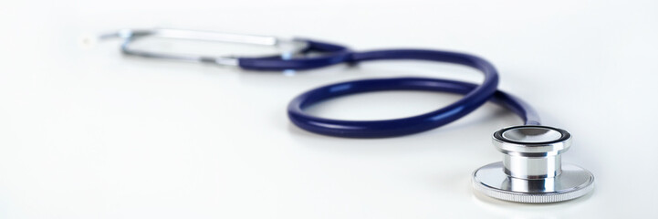 Stethoscope on white background