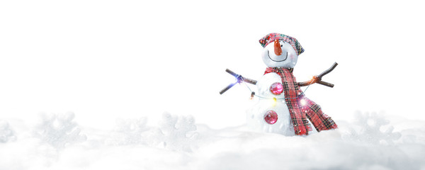 Schneemann - Weihnachtsmotiv