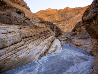 Fototapeta na wymiar The colors of Mosaic Canyon at Death Valley National Park