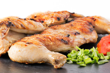 Roast chicken with vegetables