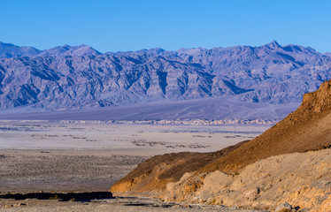 Amazing Death Valley National Park in California on a sunny day