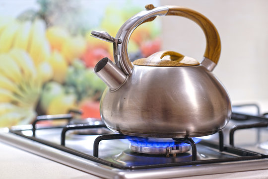 Kettle On A Stove