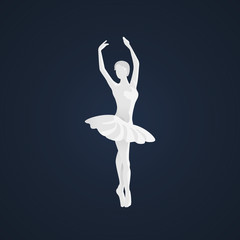 Beautiful female ballet dancer. © antikwar1