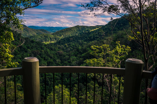 View out into the mountains from Montville
