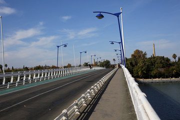 Blick von der Pasarela de La Cartuja