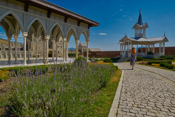 AKHALTSIKHE, GEORGIA - 08 AUGUST 2017: Famous Rabati Castle Complex