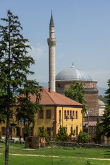 Fototapeta premium Mustafa Pasha's Mosque in city of Skopje, Republic of Macedonia 