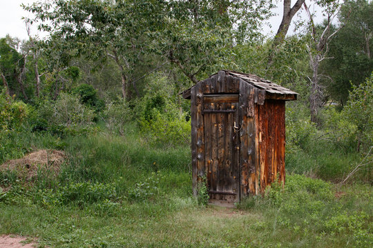 A Rustic Outhouse