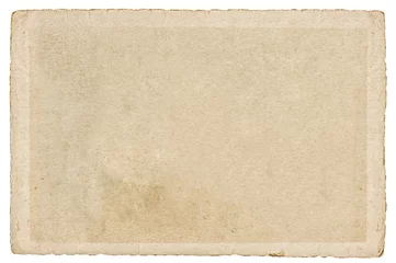 Fotobehang Vintage Used paper cardboard edges Texture Background  © LiliGraphie