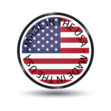 Made In The USA Glossy Button