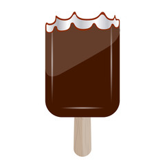 Isolated popsicle illustration