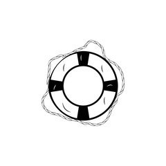 lifebuoy Icon Vector