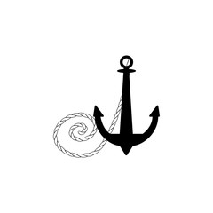 Isolated Anchor Icon