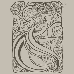 Beautiful Tribal Woman.