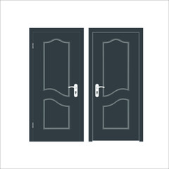 Door icon. Vector illustration