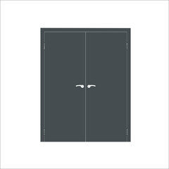 Door icon. Vector illustration