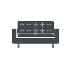 Sofa icon. Vector illustration