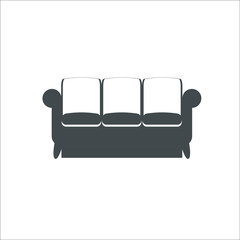 Sofa icon. Vector illustration