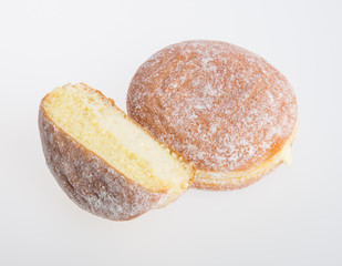 donut or sugar donut on a background.