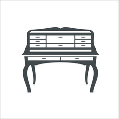 Dresser icon. Vector illustration