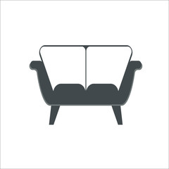 Sofa icon. Vector illustration