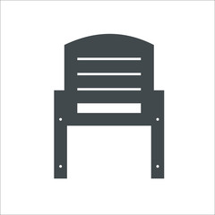 Chair icon. Vector illustration