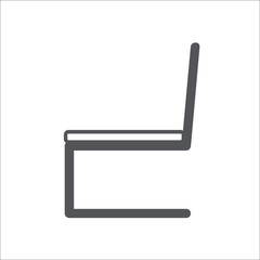 Chair icon. Vector illustration