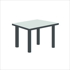 Table icon. Vector illustration