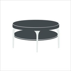 Table icon. Vector illustration