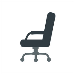 Office chair icon. Vector illustration
