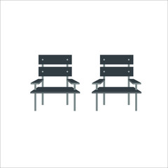 Chair icon. Vector illustration